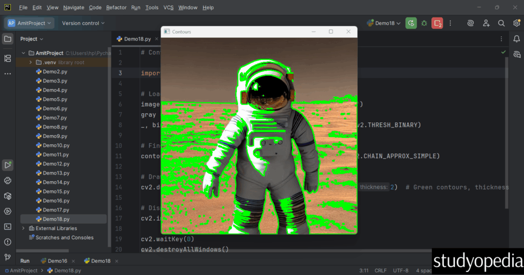 Contour Detection with OpenCV