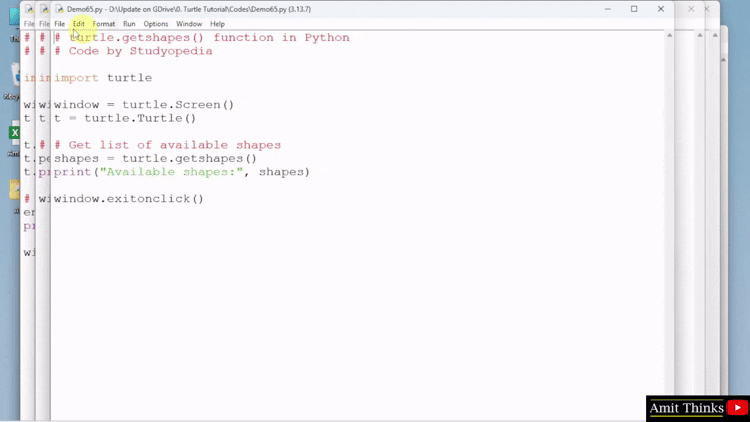 turtle.get_shapepoly() function in Python