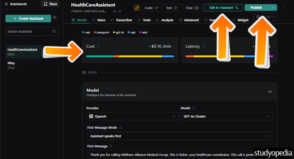 Publish the AI Voice Agent