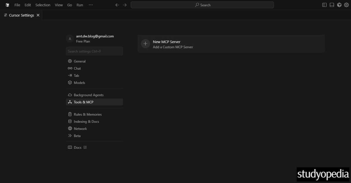 Create a new MCP Server