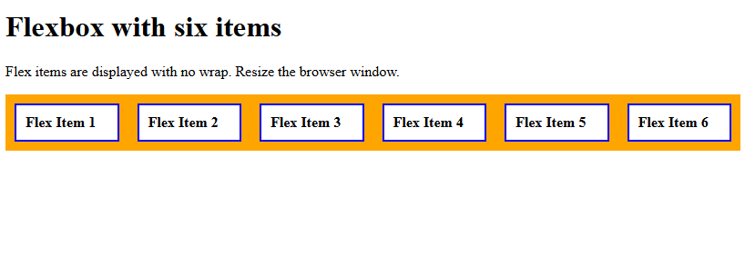 Flex nowrap