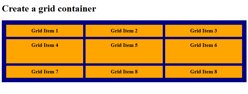 Grid Template Rows with fr value
