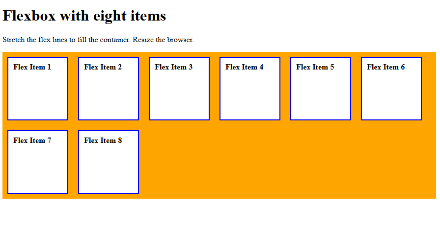 align content stretch