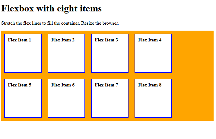 align content stretch css