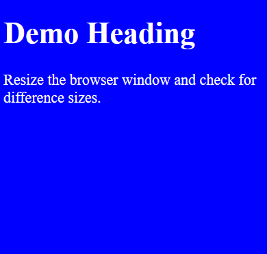 Media Queries for Mobile