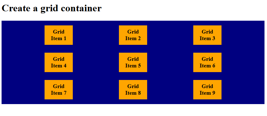 justify content space evenly in CSS Grid