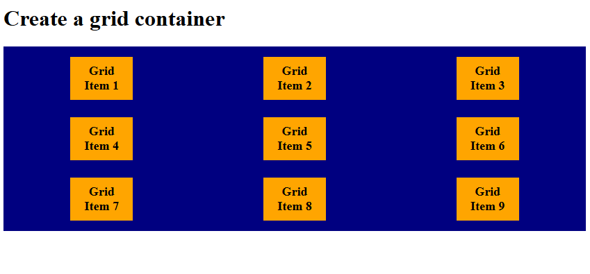 justify content space around in CSS Grid