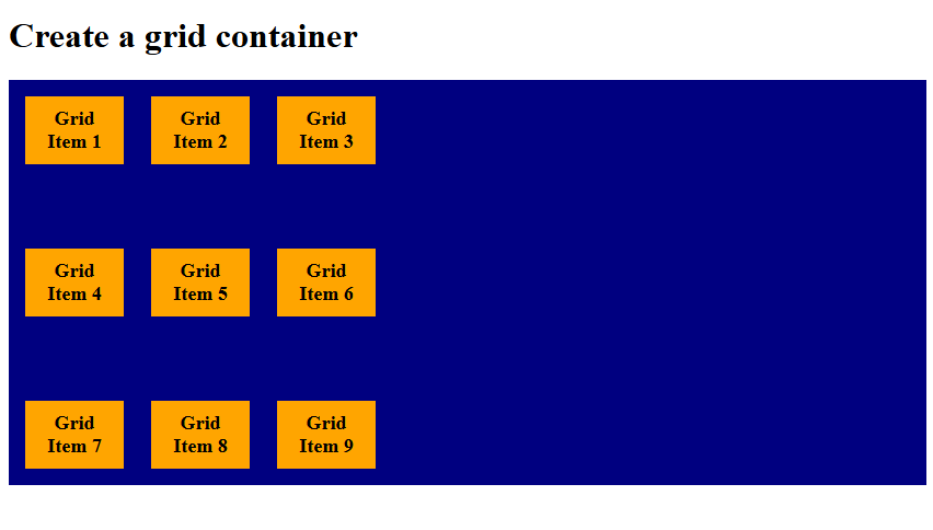 align content space between in CSS Grid