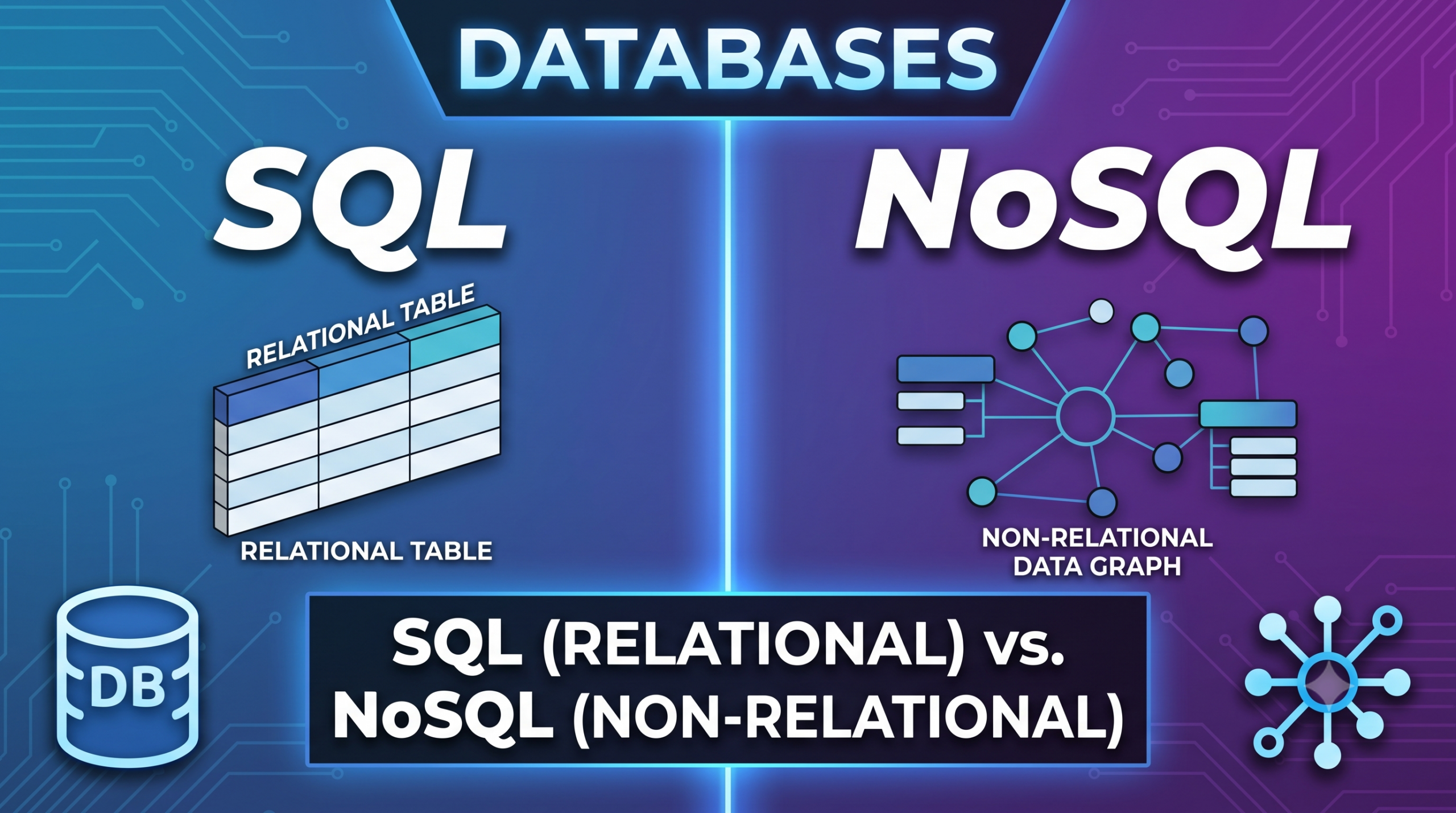 Differences SQL vs. NoSQL